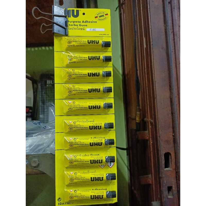 

UHU Purpose Adhesive Serba Guna Lem Kertas Prakarya untuk Sekolah Kantor Murah Meriah 7 mL