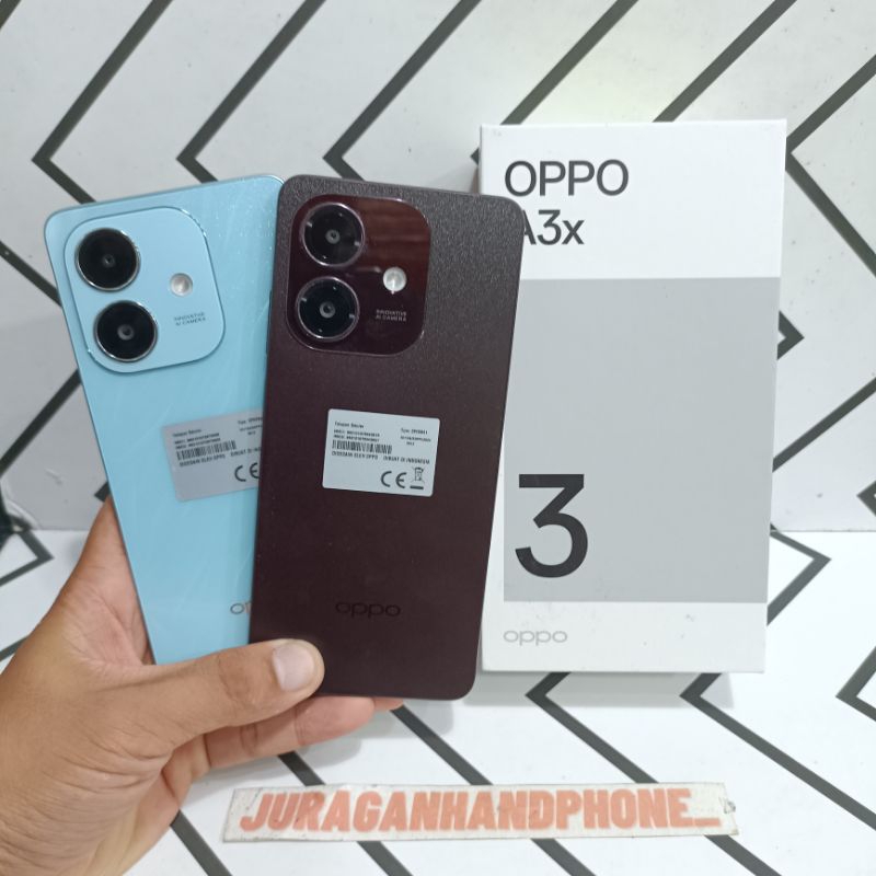 OPPO A3X 6/128GB 4/64GB HP SECOND BEKAS FULLSET