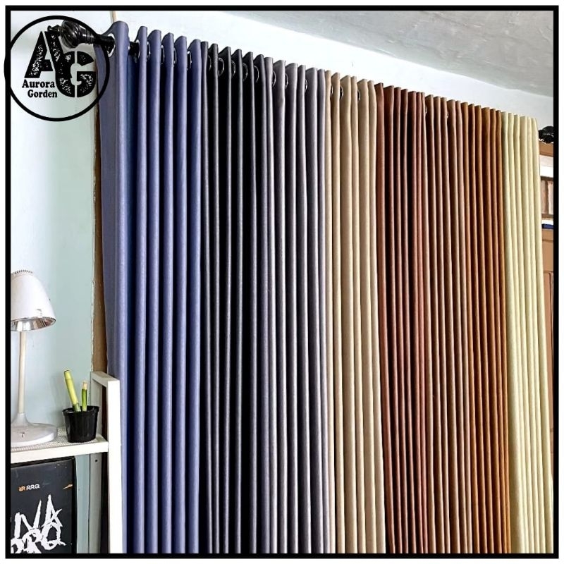 Gorden Blackout Polos Premium Gorden Jendela Gorden Pintu