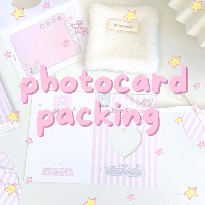 

[WAJIB CHECKOUT] PACKING PHOTOCARD THANK YOU CARD CUSTOM