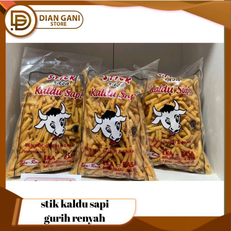 

Eka Rasa Stik Sapi / Stik Rasa Kaldu Sapi Best Seller / Cemilan Kerupuk Stik Sapi Gurih Renyah