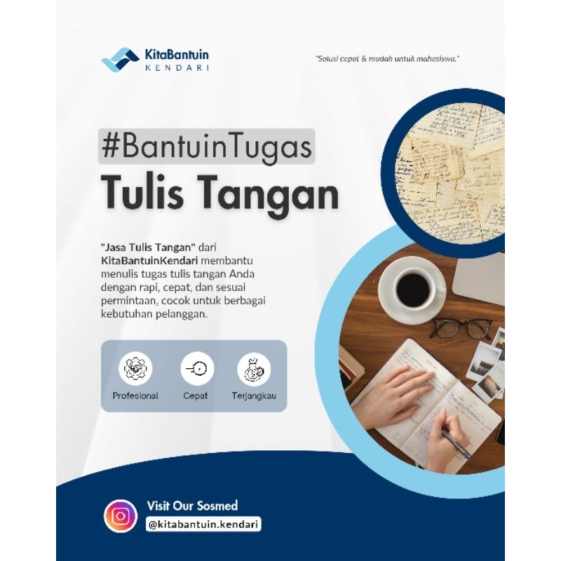 

#BantuinTugas Tulis Tangan