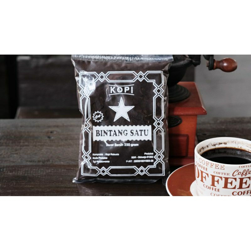 

BINTANG SATU KOPI BUBUK MURNI 250gr