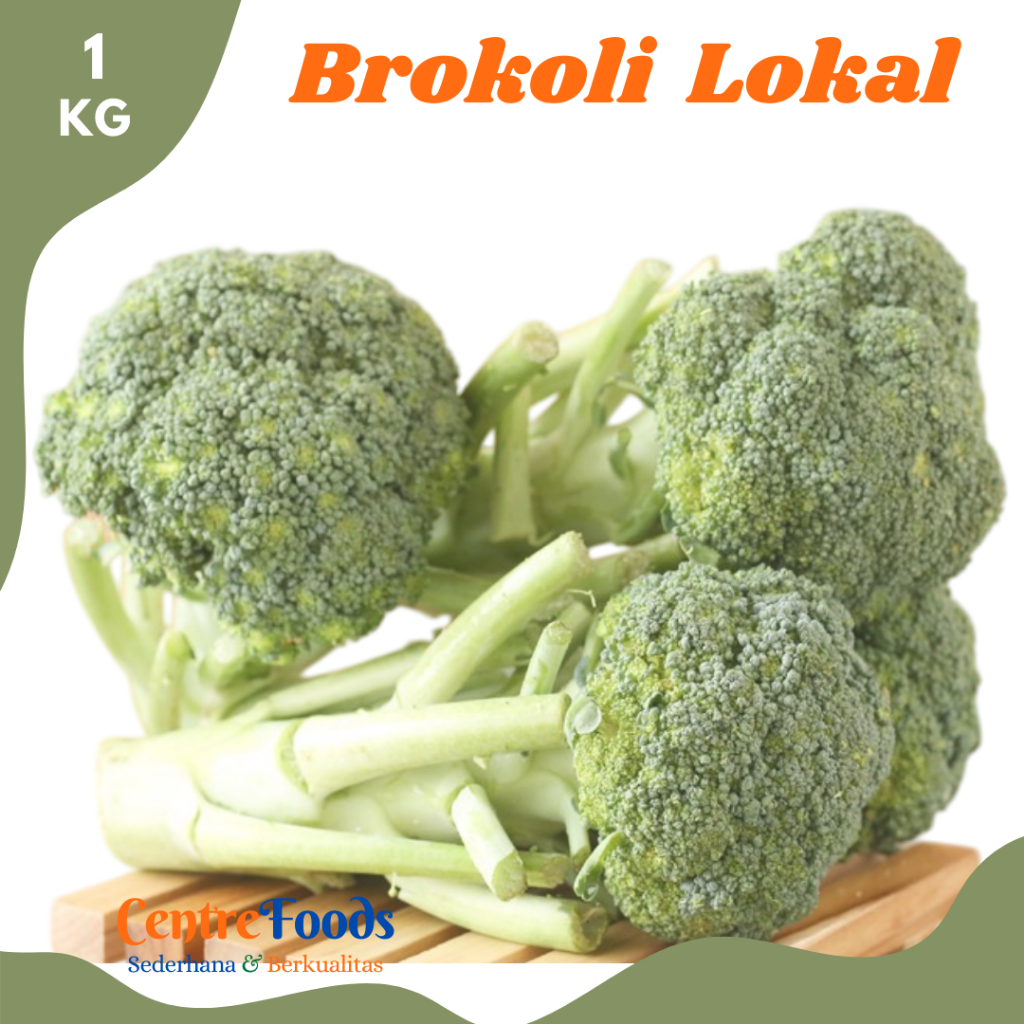 

BROKOLI HIJAU Lokal - Sayur Brokoli Fresh | 1.000gr [ Harga Per KG ]