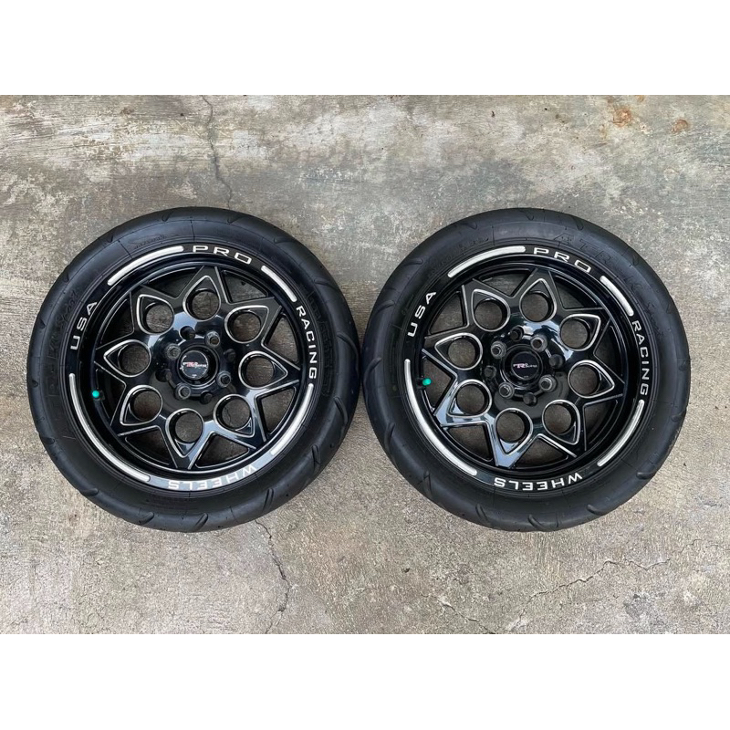 SOLD Velg Racing Skinny wheels by pro Racing  Kondisi Second mulus 2biji  R15 lbr 3.5inc  et 10, pcd