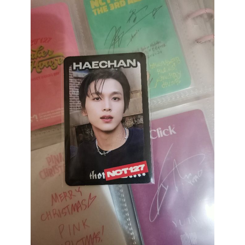 WTS || Want to Sale Photocard Haechan Trading Card Ay-yo Black Vers