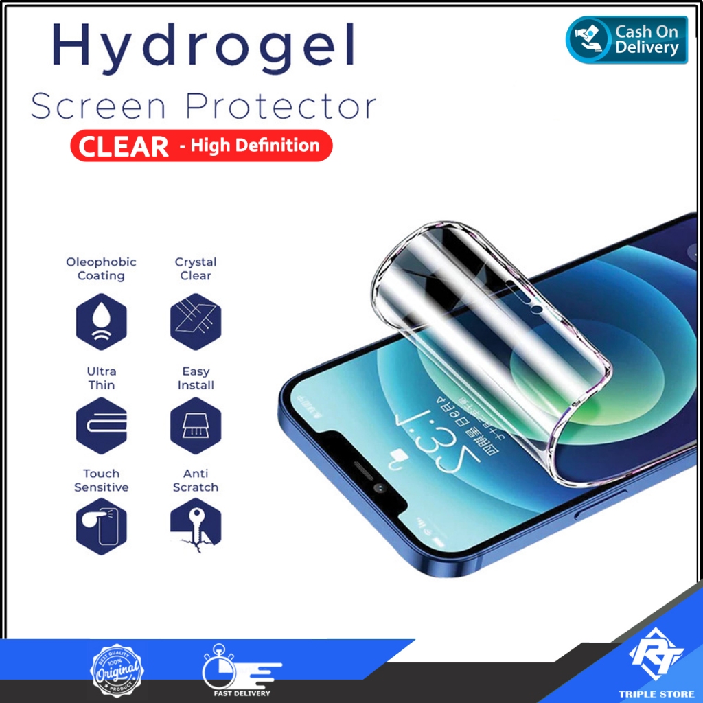 Anti Gores HYDROGEL untuk Nokia G100 G310 Nokia X30 Nokia XR21 Screen Protector Jelly