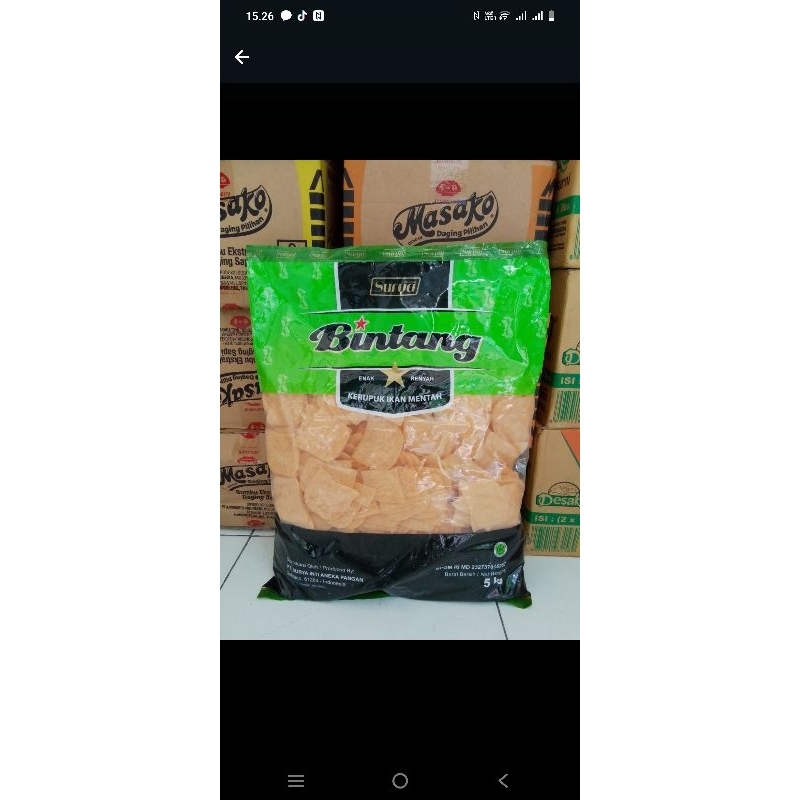 

Krupuk udang los 5kg an