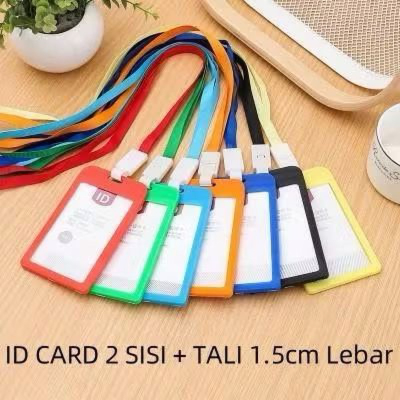 

Nama Tag Id Card Transparant Gantungan Kartu Nama Pelastik Serbaguna