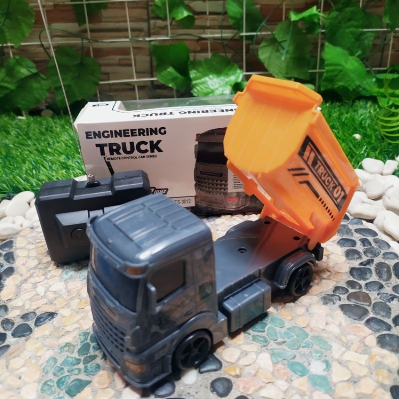 RC Dump truk anak murah laki laki - Remot kontrol dump truk anak