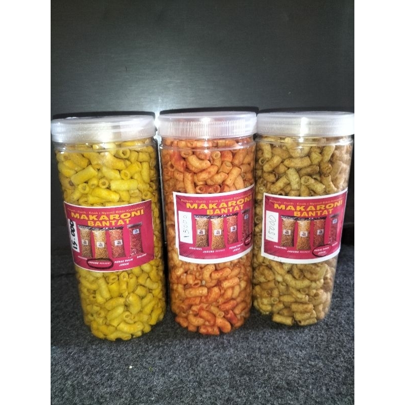 

Makaroni Bantet Pipa Free toples 270grm /1300ml