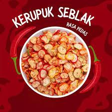 

Kerupuk seblak kencur bantet