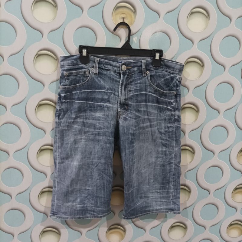 CELANA JEANS PENDEK PRIA SECOND VILLAND ORIGINAL SIZE 35 CZR049