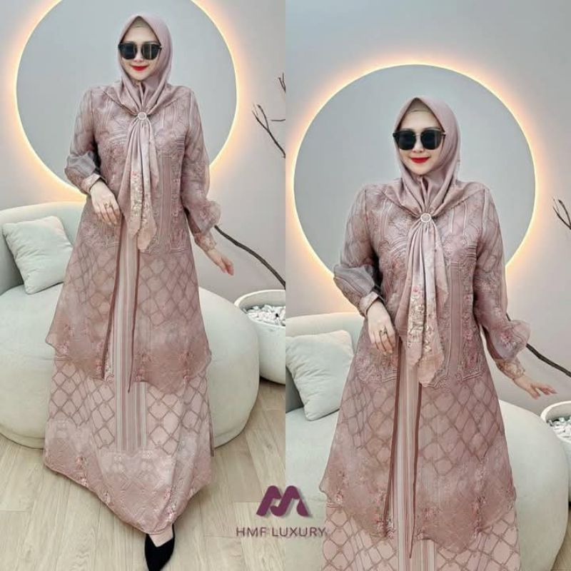 MEGUMI DRESS VOL G Gamis Original Terbaru By HMF Luxury