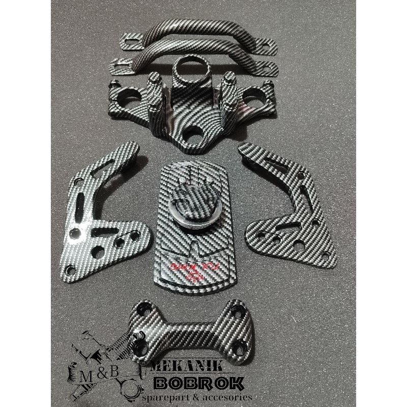 Paket Lengkap Part Rx king Karbon Celup Komplit