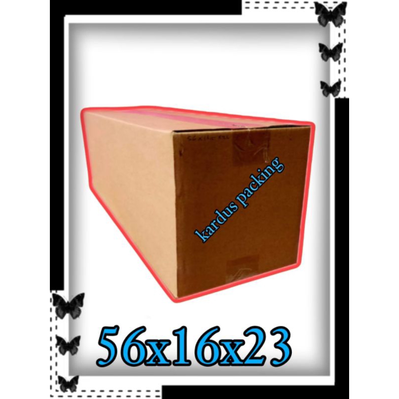 

kardus polos UK 56x16,5x22 kardus besar kardus packing