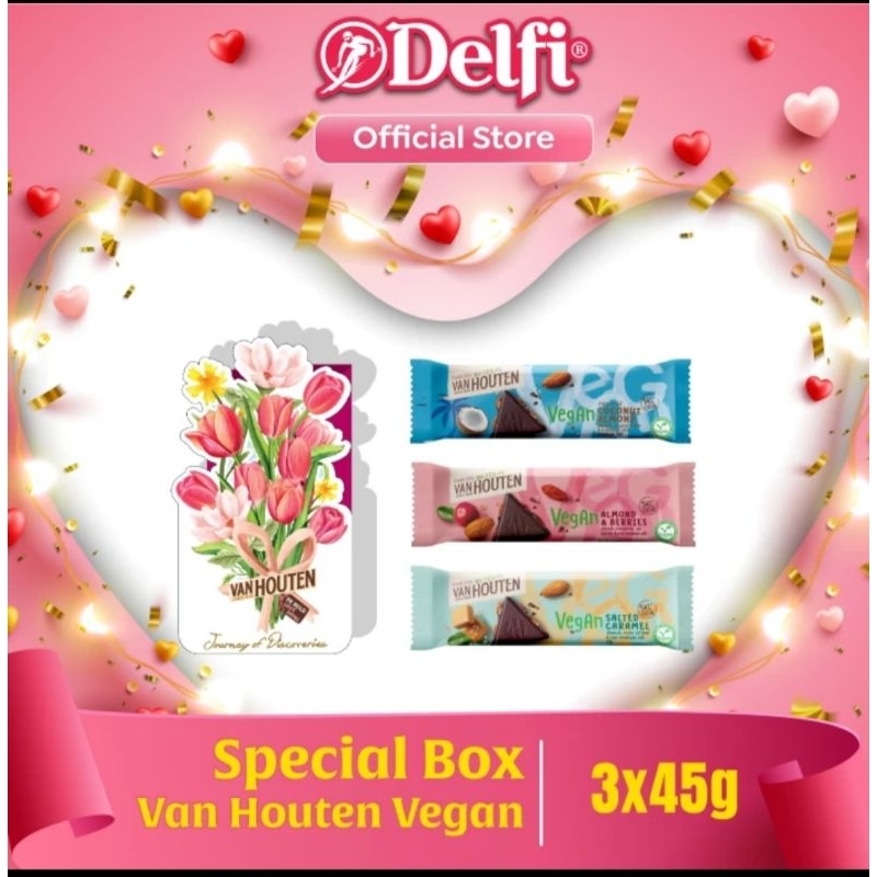

special box VH vegan mix variant valentine days 2025 ..Ps. menggunakan sleeves Valentine's Day selama persediaan masih ada