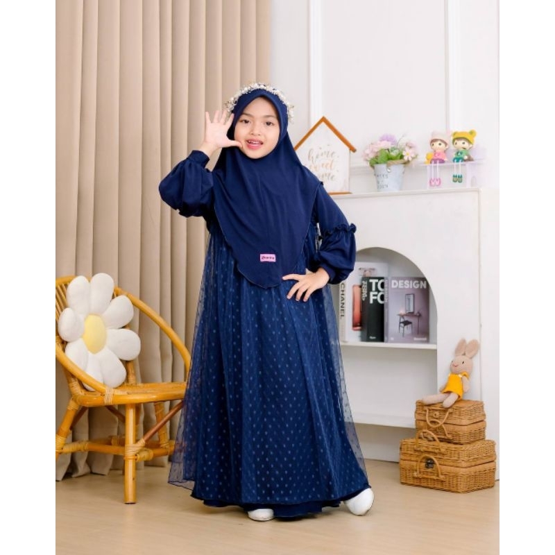 Zhavira Rayyana EID Series Gamis Lebaran terbaru / Gamis Anak Perempua