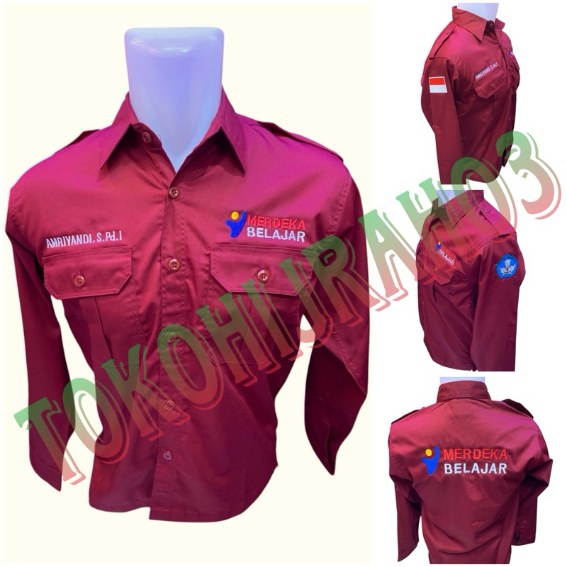 SERAGAM MERDEKA BELAJAR KEMEJA MERDEKA BELAJAR PDH MERDEKA BELAJAR PDL MERDEKA BELAJAR BAJU MERDEKA 