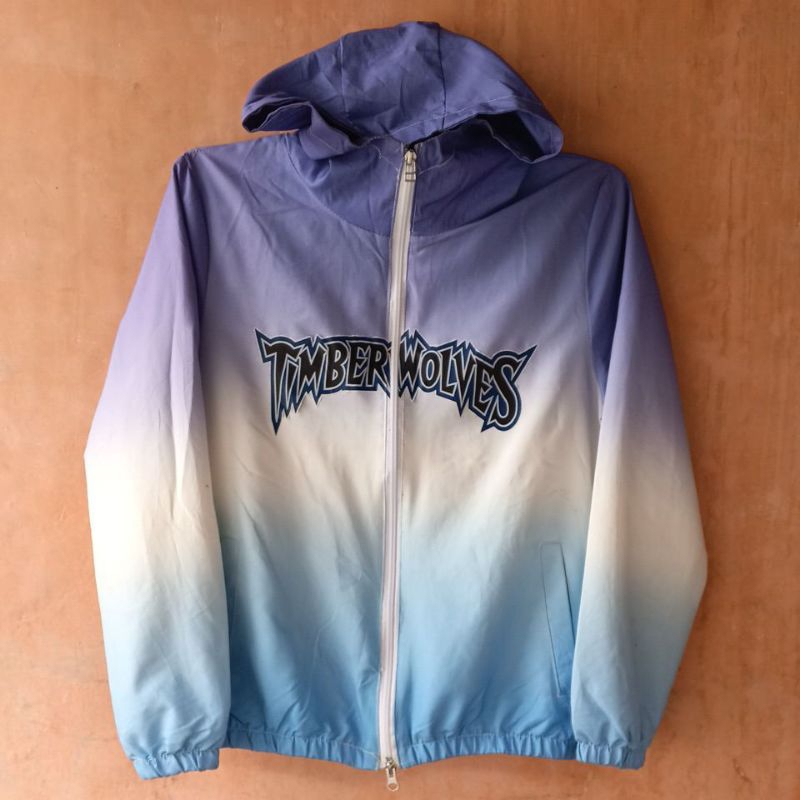 jaket olahraga outdoor colour block jaket pria wanita waterproof