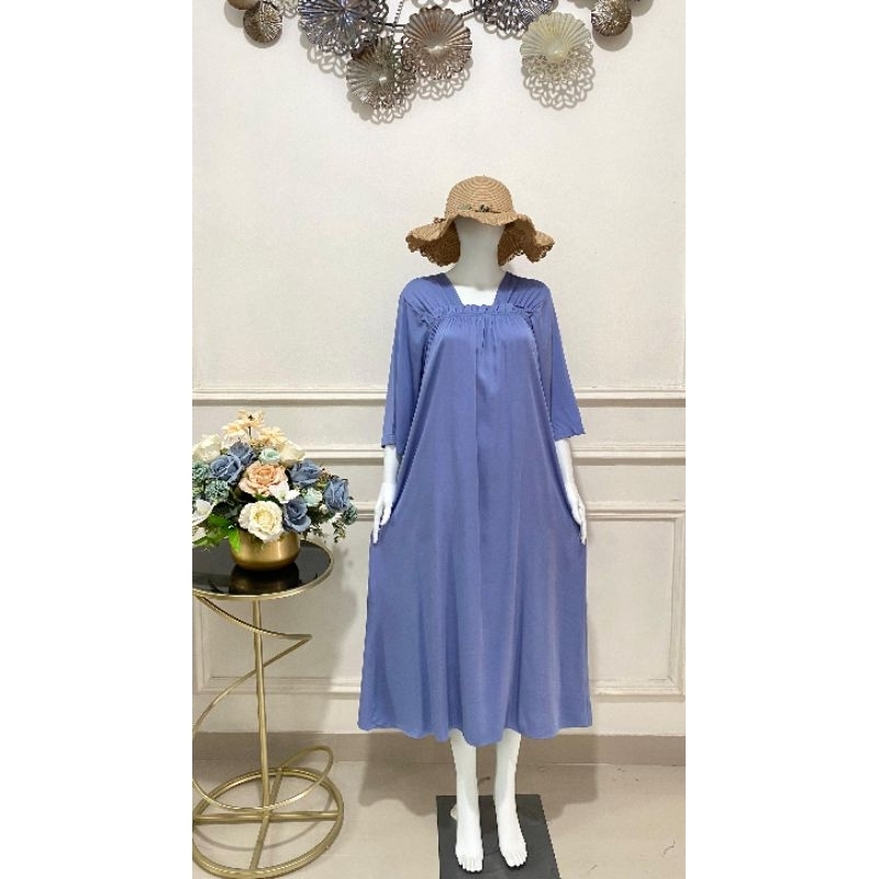 Daster Ayumi polos rayon twill