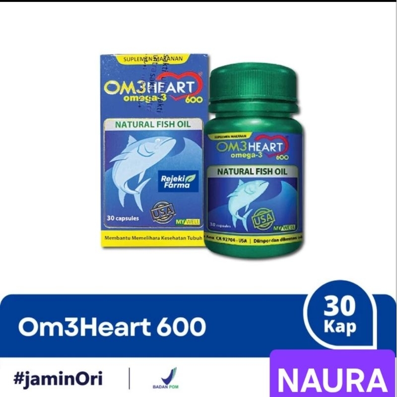 MYWELL OM3HEART OMEGA3 ISI 30 KAPSUL