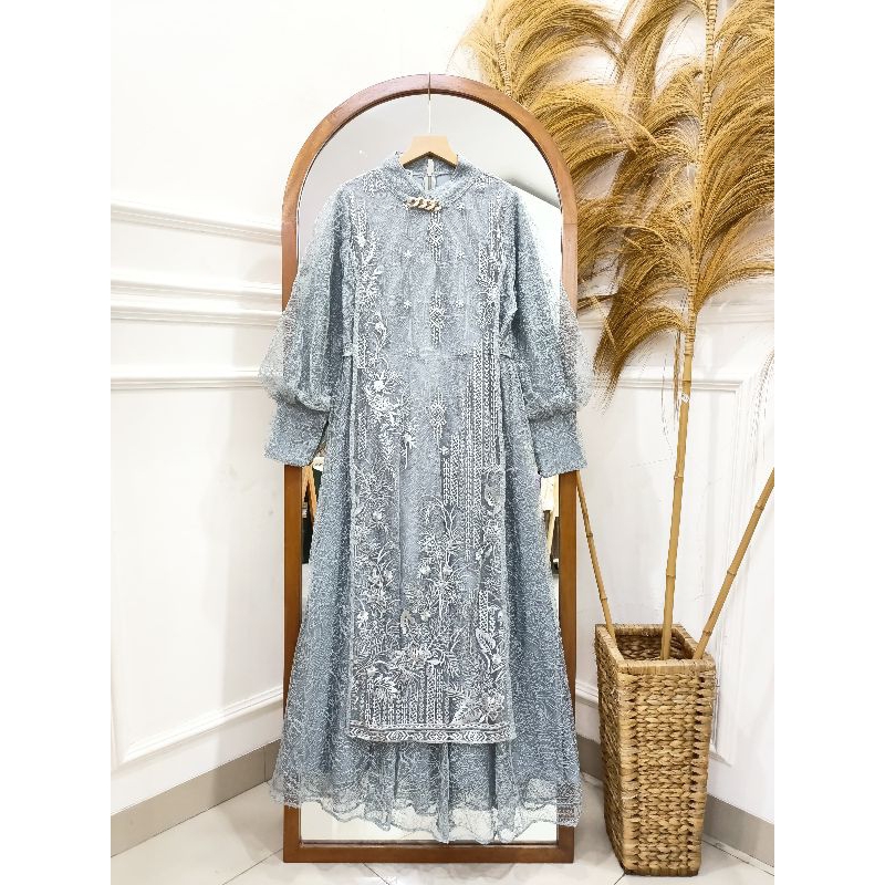 GAMIS BRUKAT/GAMIS MEWAH/GAMIS PREMIUM/GAMIS TERBARU/DRESS TILE/DRESS BRUKAT