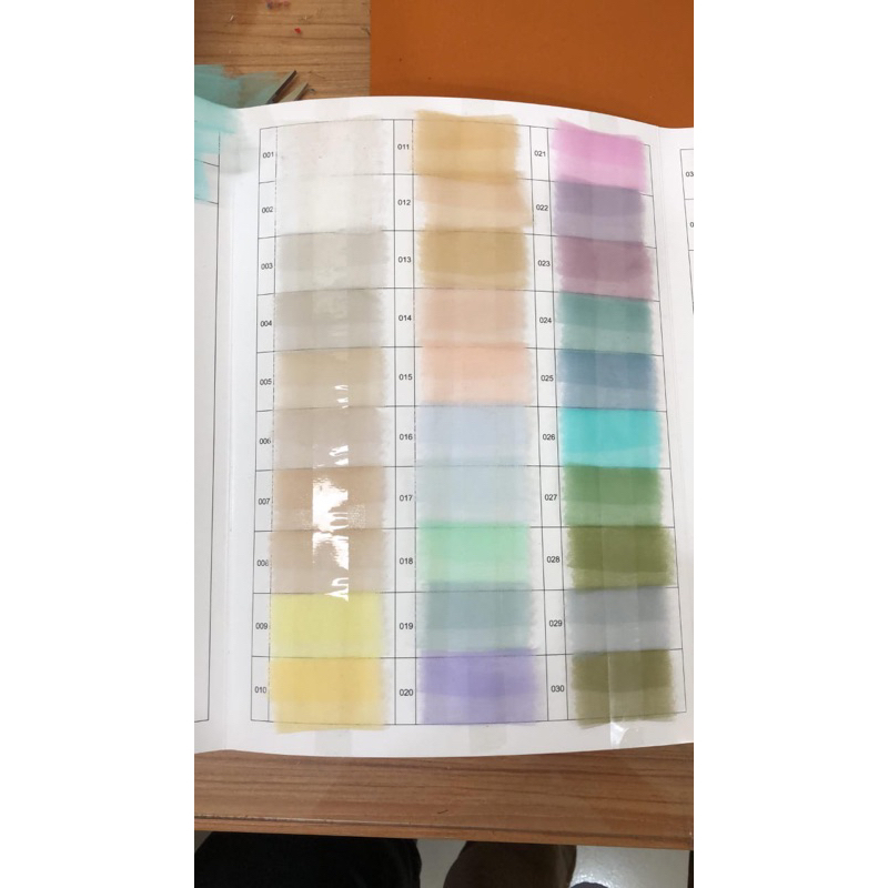 Kain Tile Polos / Soft Tulle -Harga Per Setengah Meter