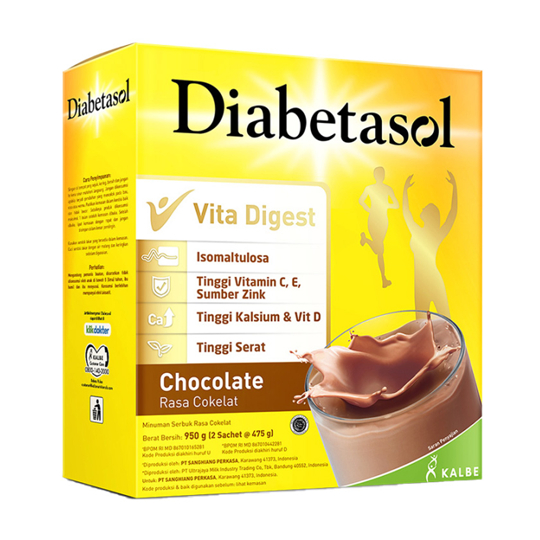 

Diabetasol Vita Digest Susu Rasa Cokelat 950 g