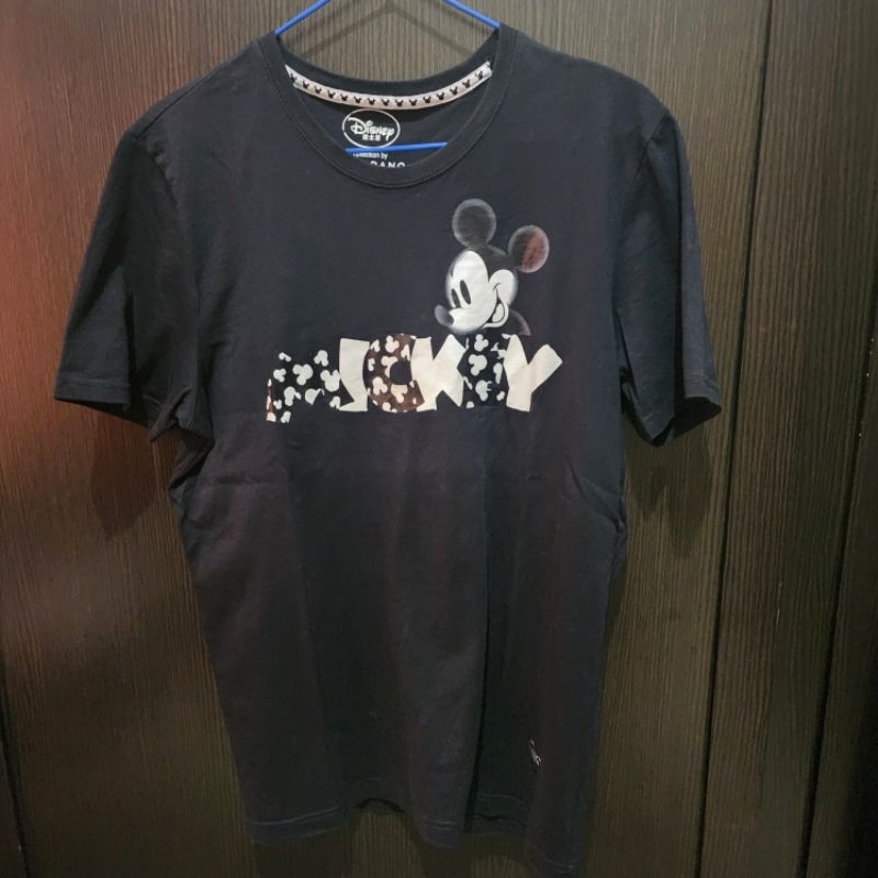 kaos hitam gbr mickey
