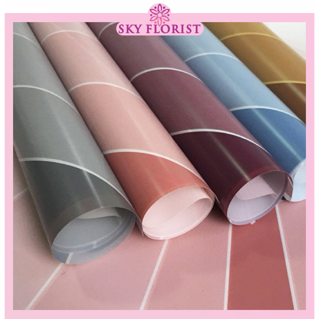 

Kertas Bunga Cellophane Motif Garis Paper Flower Wrapping Paper Kertas kado KB6074