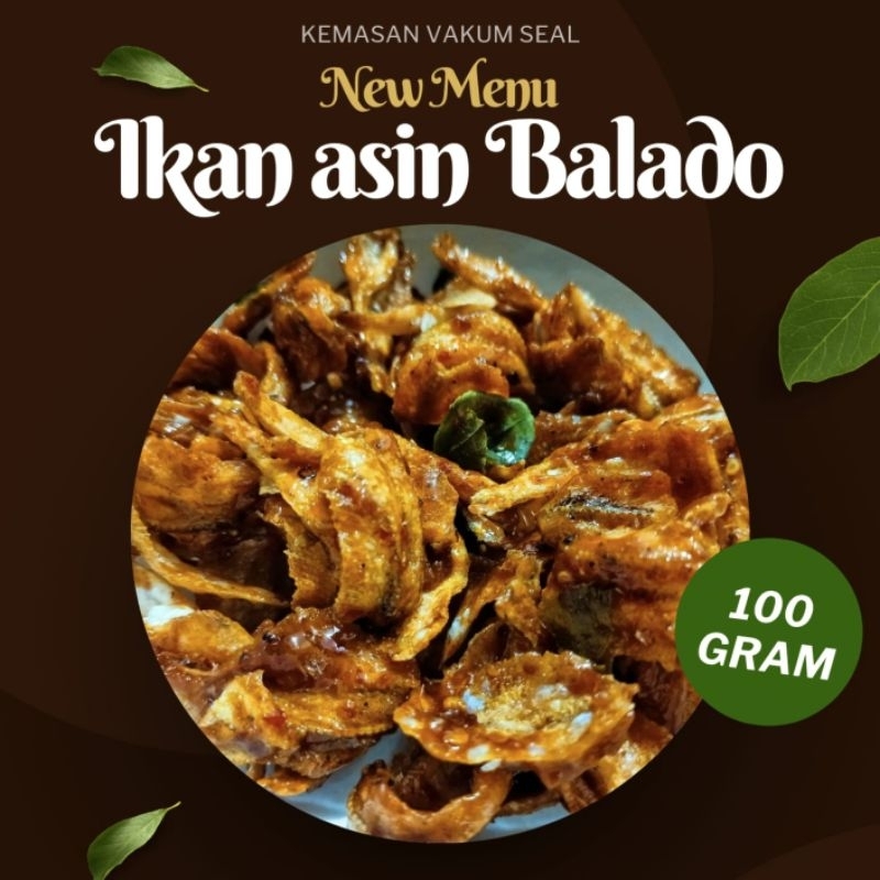 

Ikan Asin Balado Pedas Manis 100gr