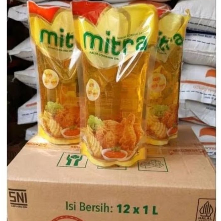 

Minyak Goreng Mitra 1 Liter 1 dus isi 12 pouch