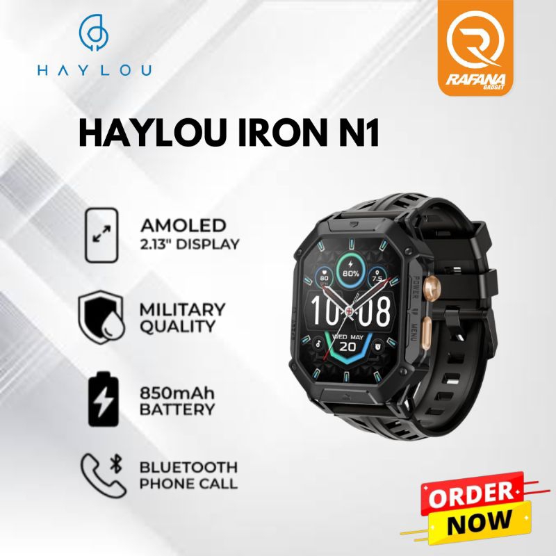 Haylou Iron N1 Smartwatch Military Grade