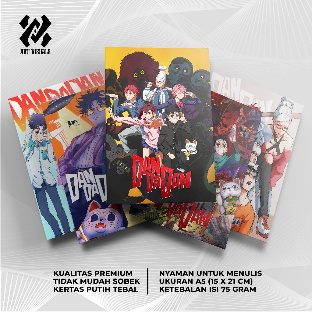 

Buku Tulis Custom Tema Anime Dandadan Terlengkap Termurah Model Bebas Pilih Foto / Buku Tulis Sekolah / Buku Catatan