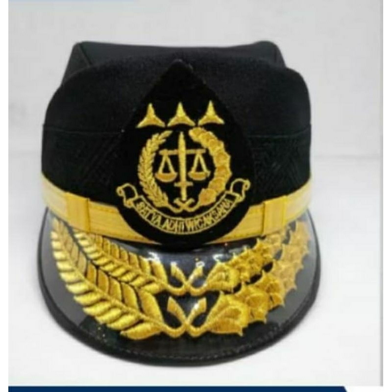 TOPI PET KEJAKSAAN GOLONGAN 4C 4D/TOPI PET PDUB PDUK KEJAKSAAN/ TOPI PET JAKSA/ KEJAKSAAN/ TOPI