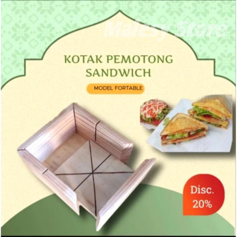 Kotak Pemotong SANDWICH/Roti Tawar//Box pemotong Roti Tawar/Sanwich