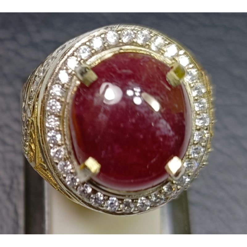 Natural Ruby (pigeon blood) + memo