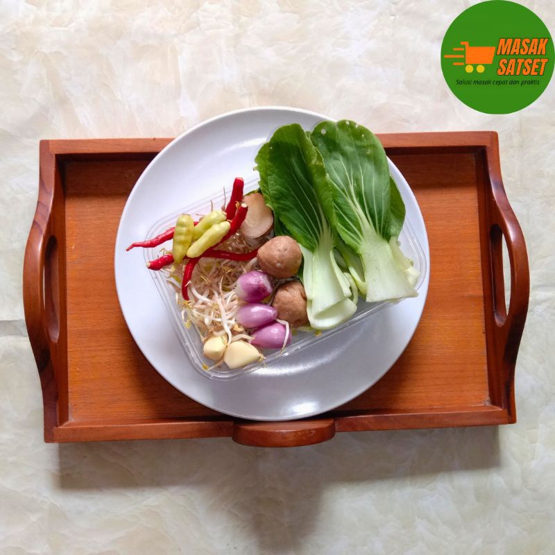 

☘️MASAK SATSET☘️ KIRIM INSTAN Paket Foodprep Tumis Pakcoy
