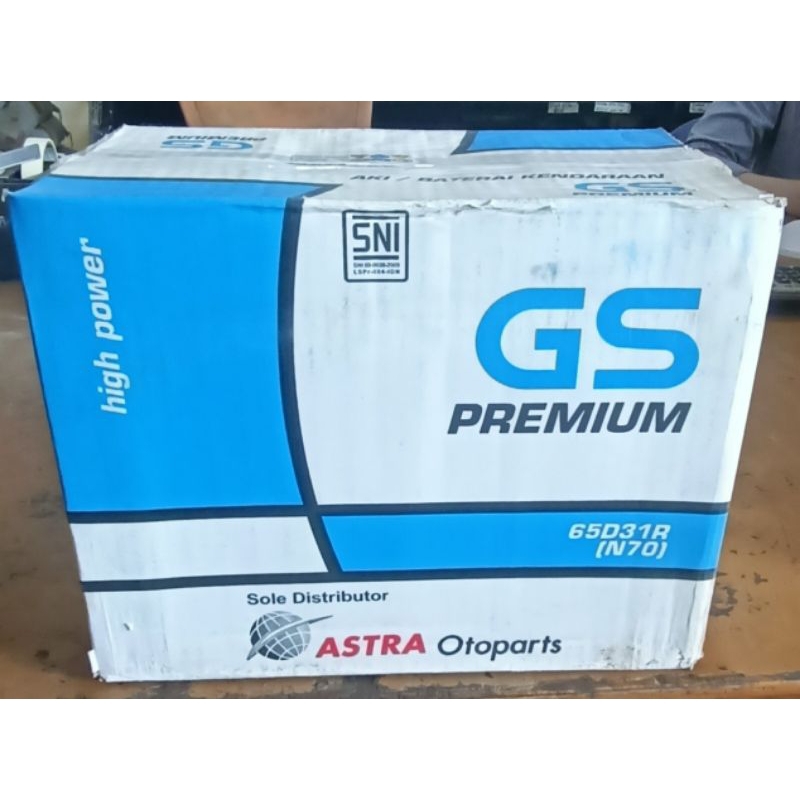 Aku basah GS PREMIUM N70 (65D31R)