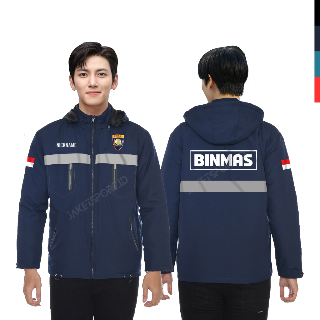 JAKET BINMAS COSTEM PARASUT CLIMBER SCOTLIGHT MENYALA SEMI WF TEBAL WINDBREAKERS