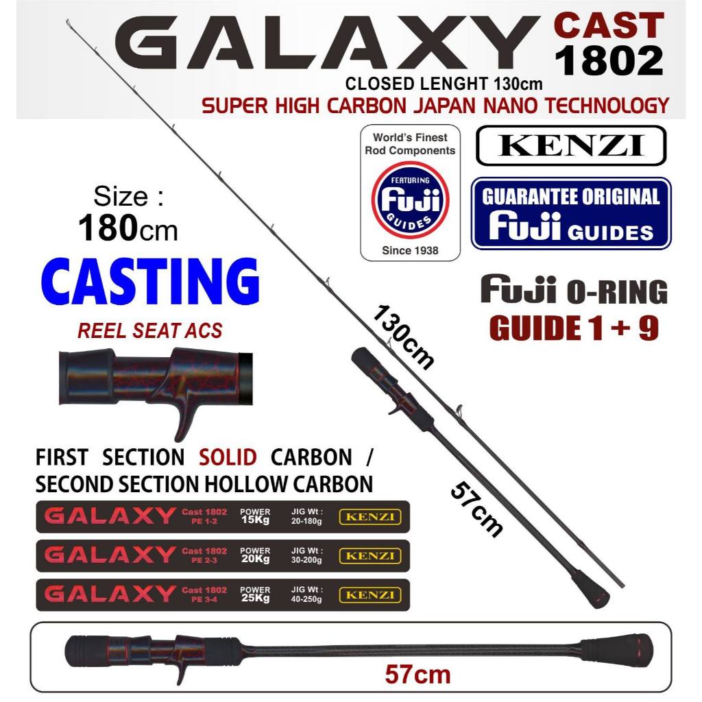 Rod OH / OVERHEAD KENZI GALAXY SOLID CARBON