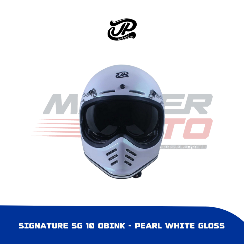 Helm Retro Full Face JP Signature SG 10 Obink