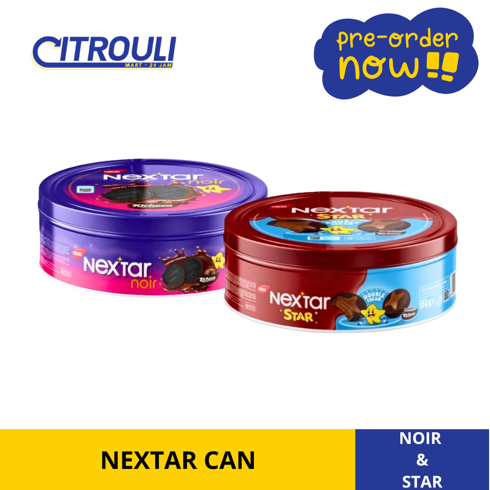 

(PRE ORDER - KUE LEBARAN) NEXTAR CAN 105gr - 157.5gr