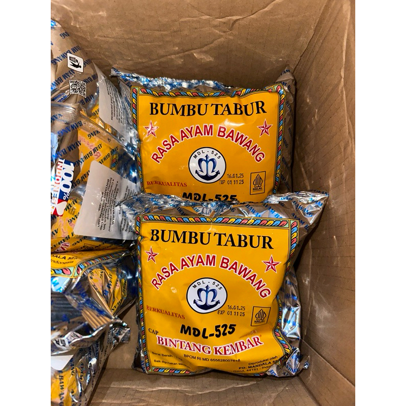 

Bumbu Tabur Rasa Ayam Bawang MDL-525 Asin Bintang Kembar 1kg