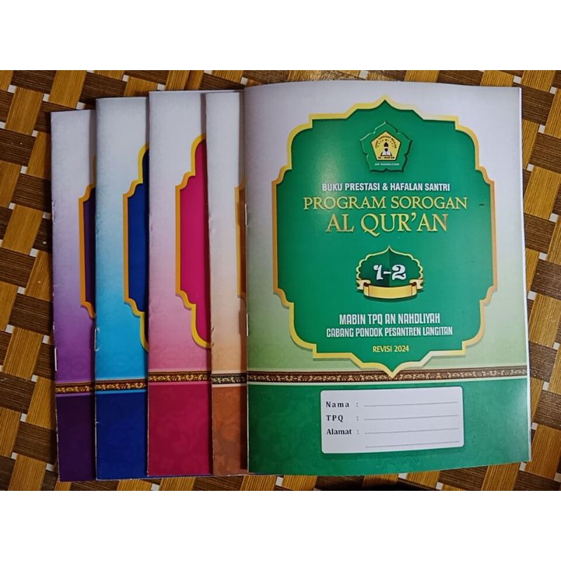 BUKU PRESTASI AL QUR'AN AN NAHDLIYAH