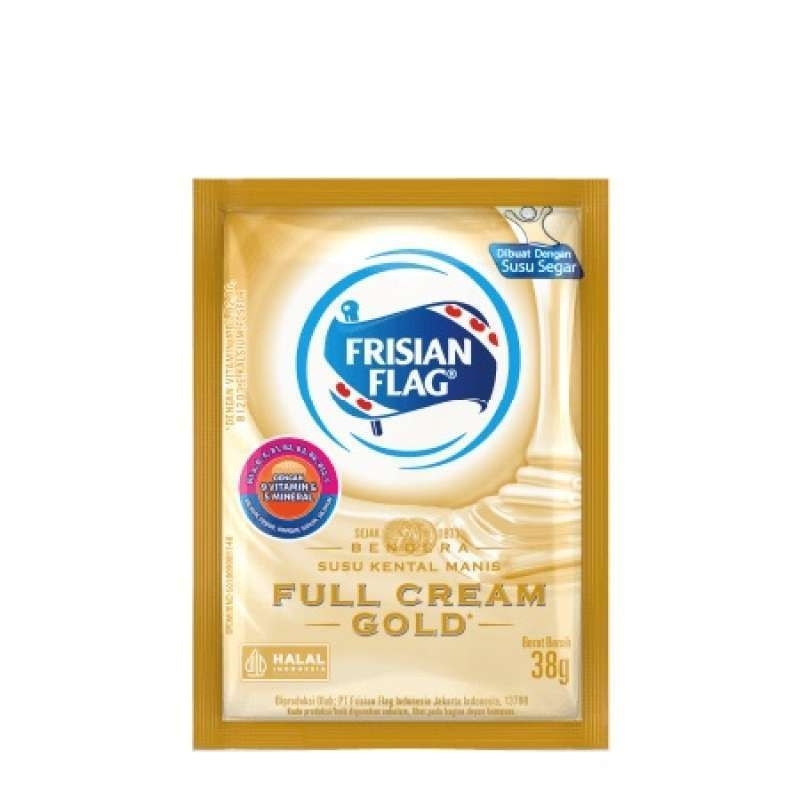 

FRISIAN FLAG Susu Kental Manis Sachet Gold 38 g / 6 pcs