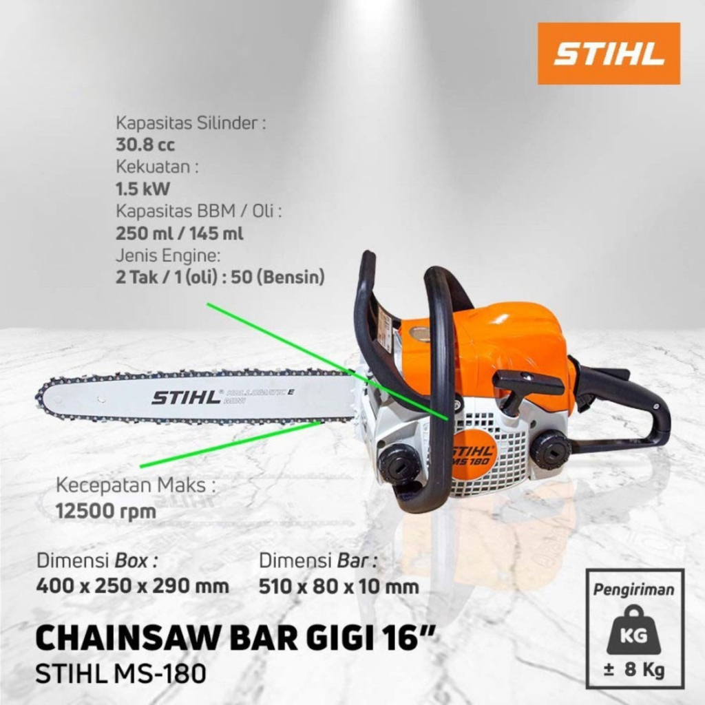 Cheapest Chainsaw Machine MS 180 (Senso Stihl MS 180)