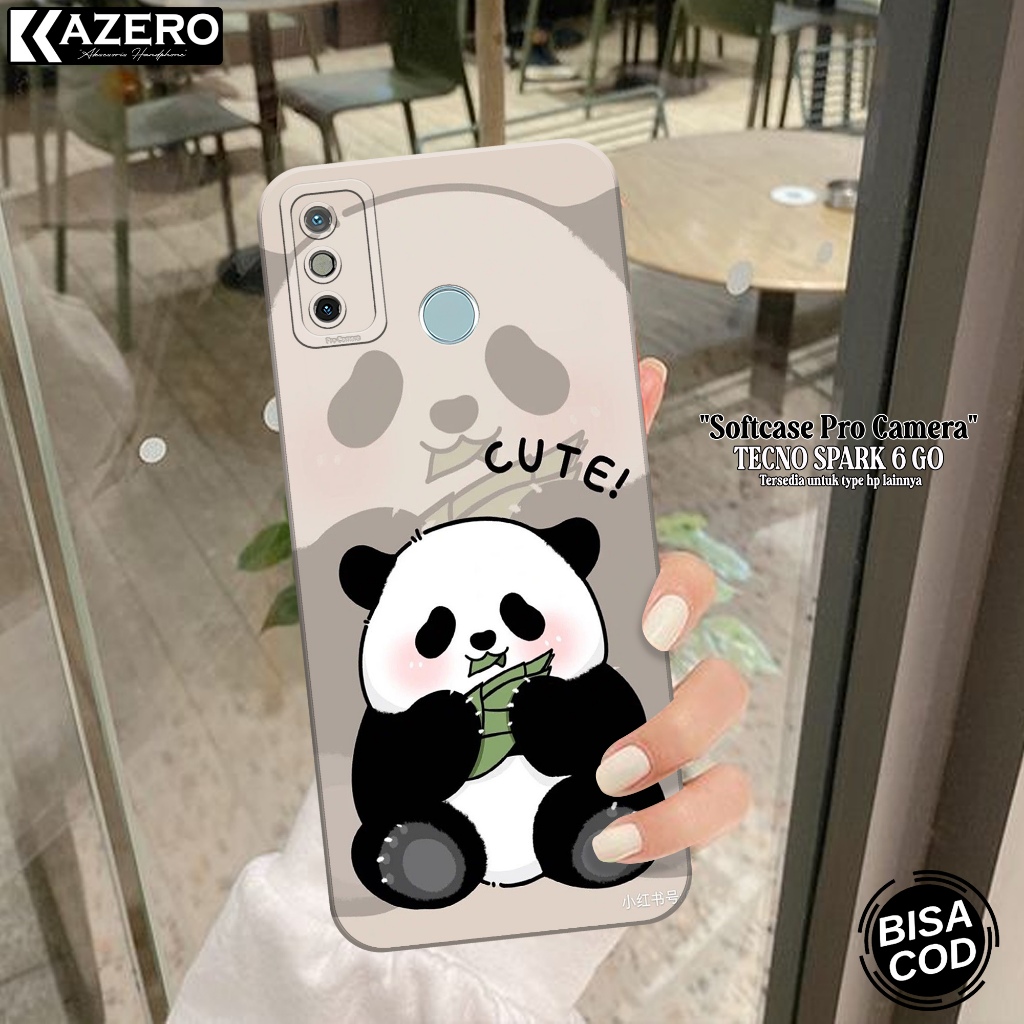 Silikon Tecno Spark 6 Go - Pro Camera - Fashion Case Kartun Case Tecno Spark 6 Go  - Casing Tecno Sp