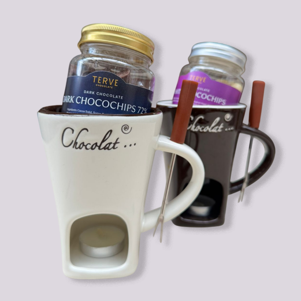 

Mini Chocolate Fondue Set